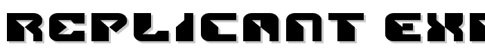 Replicant Expanded font
